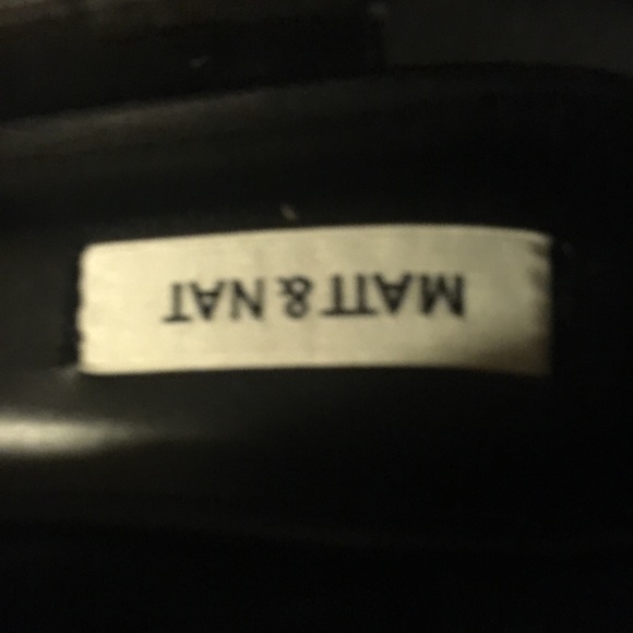 Unworn Matt & Nat Vegan Black Shanti Flats W 7/38 - Picture 3 of 8